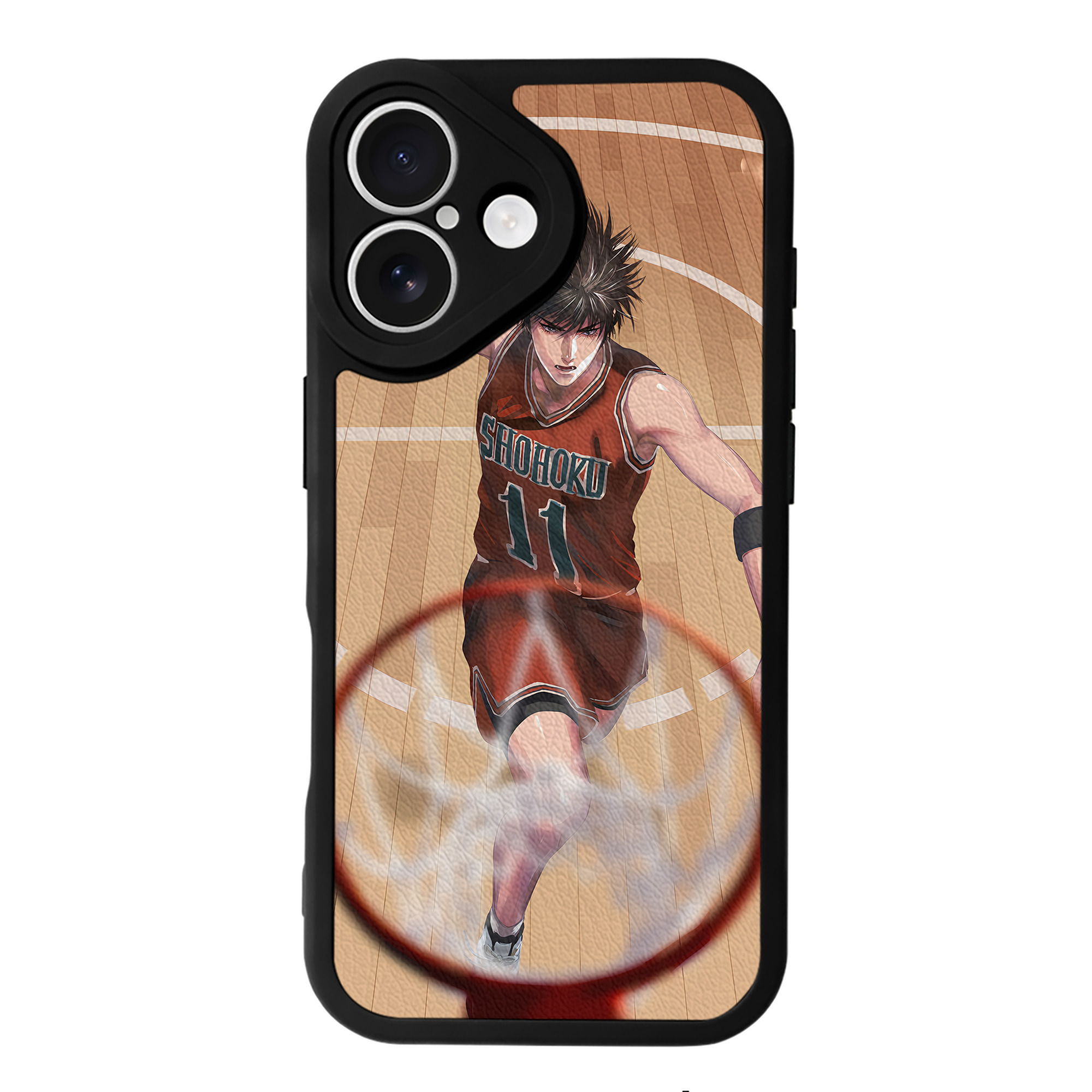 （画像用） SLAM DUNK／スラムダンク 【iPhone 16シリーズ対応】シリコンスマホケース（レザー調） 材質：シリコン
